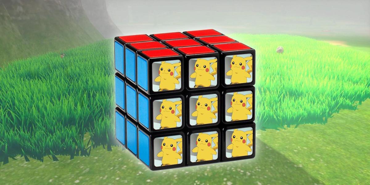 Fã de Pokemon faz retrato incrível de Pikachu usando cubos de Rubik