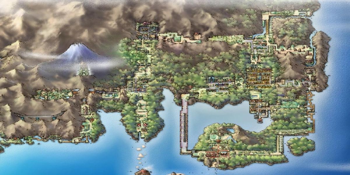 Fã de Pokemon pinta cena incrível da região de Kanto
