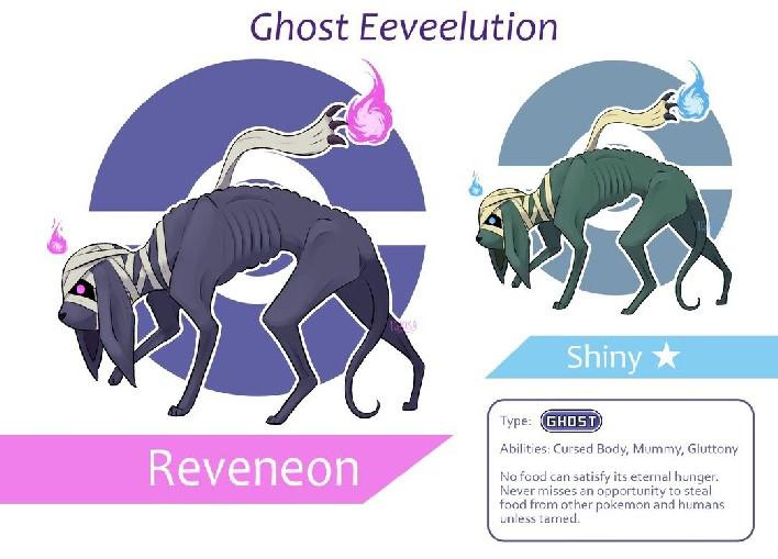 Fã de Pokemon projeta evolução do Eevee do tipo fantasma