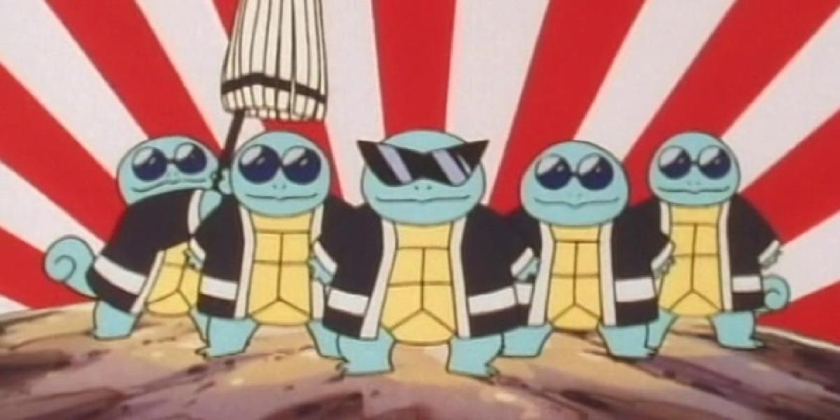 Fã de Pokemon recria cena do anime Squirtle Squad em forma de Sprite