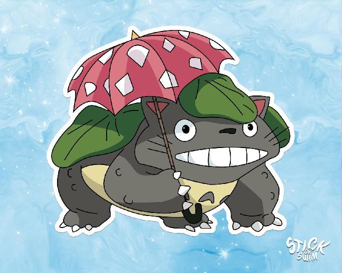 Fã de Pokemon recria Venusaur como Totoro