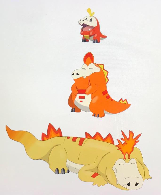 Fã de Pokemon Scarlet e Violet projeta suas próprias versões das evoluções de Fuecoco