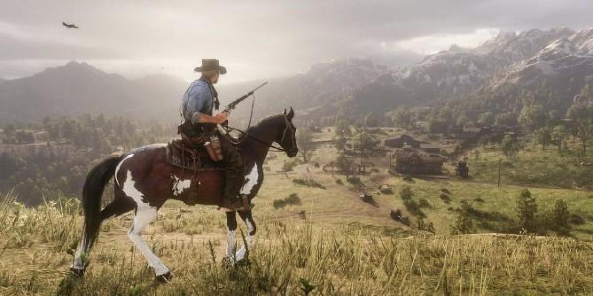 Fã de Red Dead Redemption 2 cria modelo de localização no jogo com palitos de fósforo