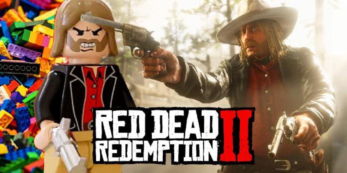 Fã de Red Dead Redemption 2 faz versão LEGO de Micah
