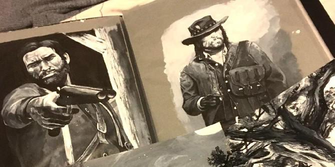 Fã de Red Dead Redemption compartilha pinturas impressionantes de John Marston