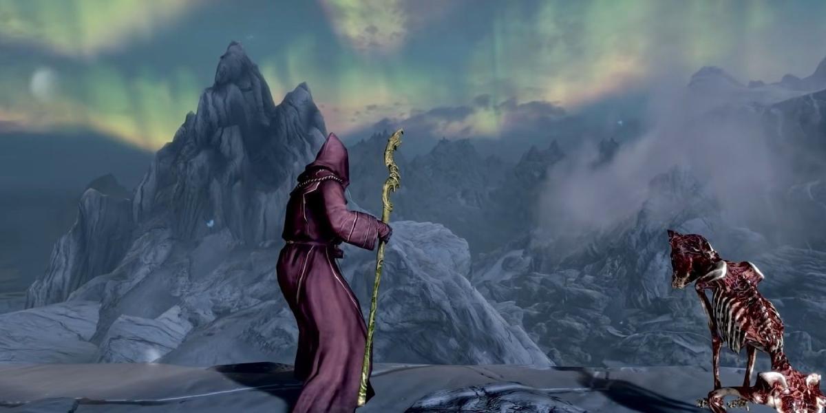 Fã de Skyrim cria mapa em branco do mundo do jogo