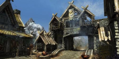 Fã de Skyrim cria pôsteres minimalistas de locais icônicos do jogo em homenagem