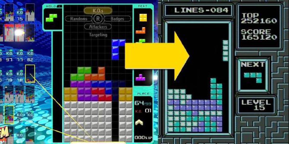 Fã de Tetris NES reprograma jogo para usar mecânica Hard Drop