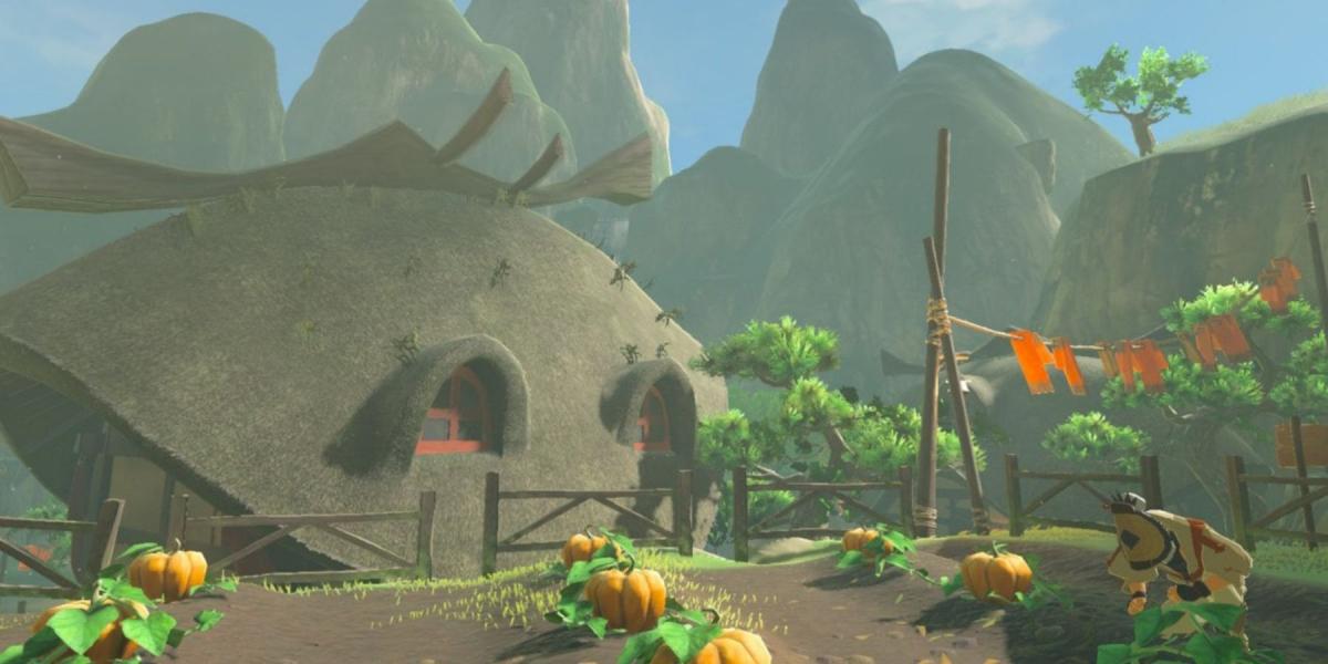 Fã de Zelda desenha imagem impressionante da vila de Kakariko de Breath of the Wild