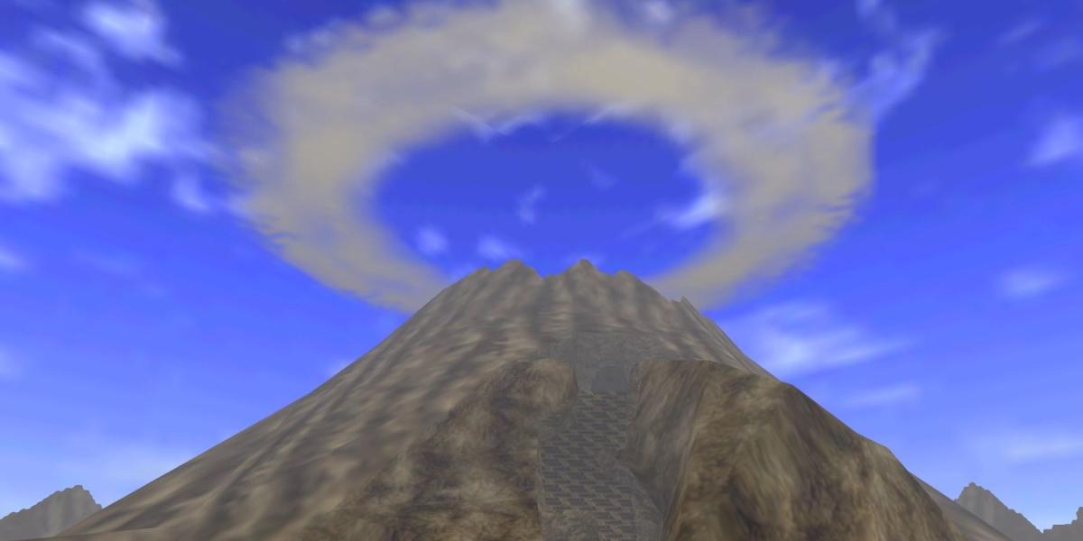 Fã de Zelda faz pôster incrível com Death Mountain de Ocarina of Time