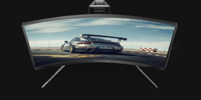 Fabricante de carros da Porsche cria um monitor de jogos