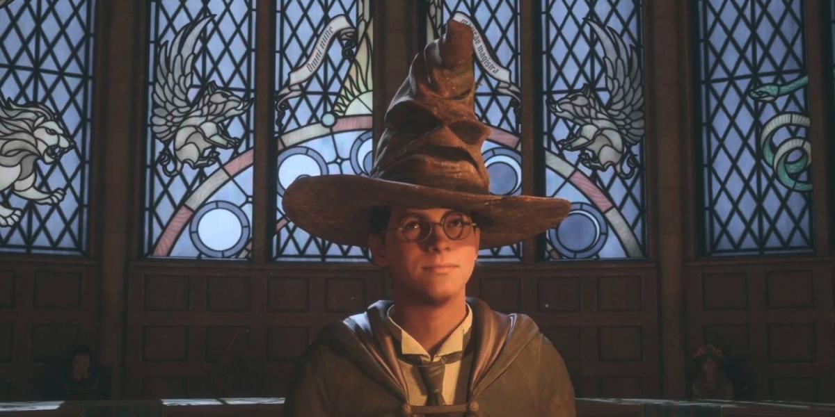 Falha estranha no legado de Hogwarts bagunça as vestes dos jogadores durante a cerimônia de classificação