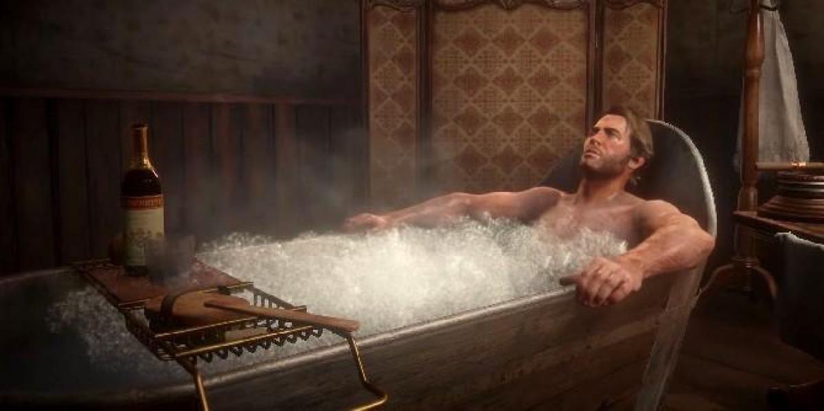 Falha hilária de Red Dead Redemption 2 mostra perigos de tomar banho