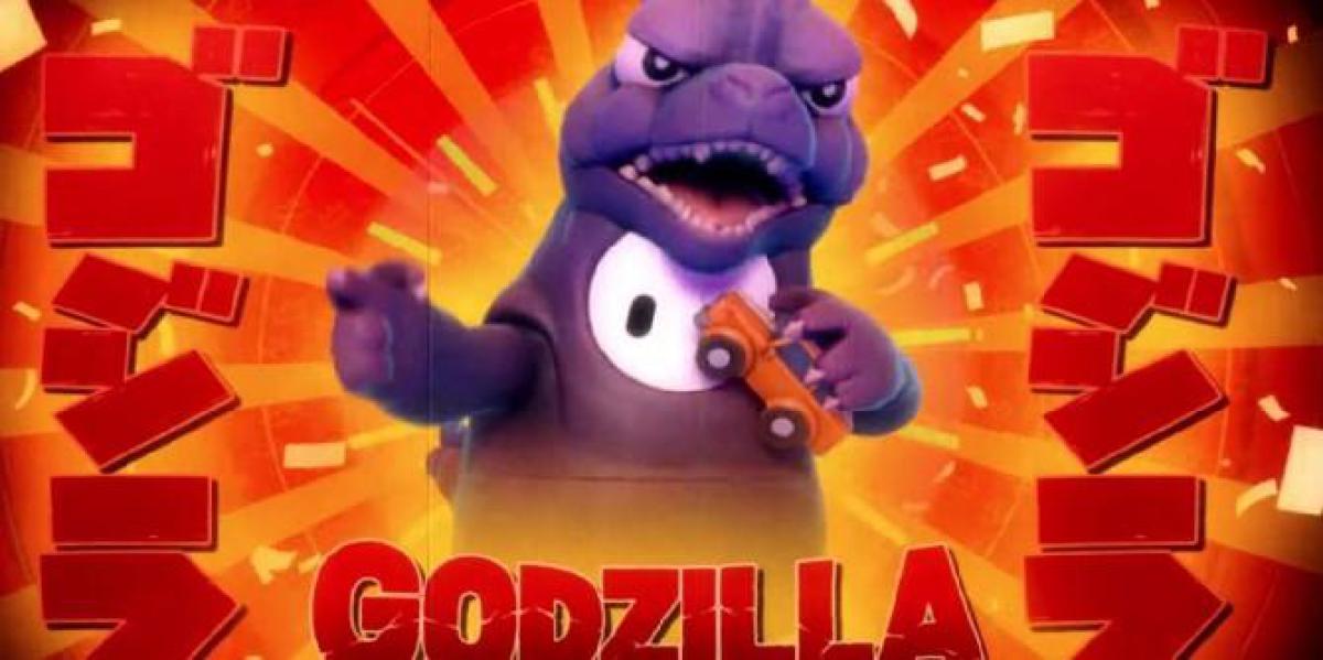 Fall Guys lança fantasia de Godzilla