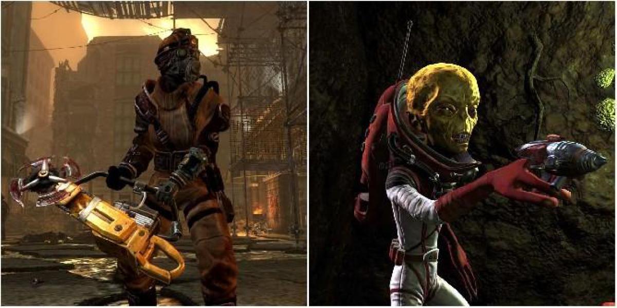 Fallout 4: The Alien Blaster e 9 outras armas estranhas encontradas na série de RPG