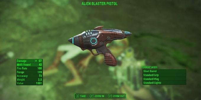 Fallout 4: The Alien Blaster e 9 outras armas estranhas encontradas na série de RPG