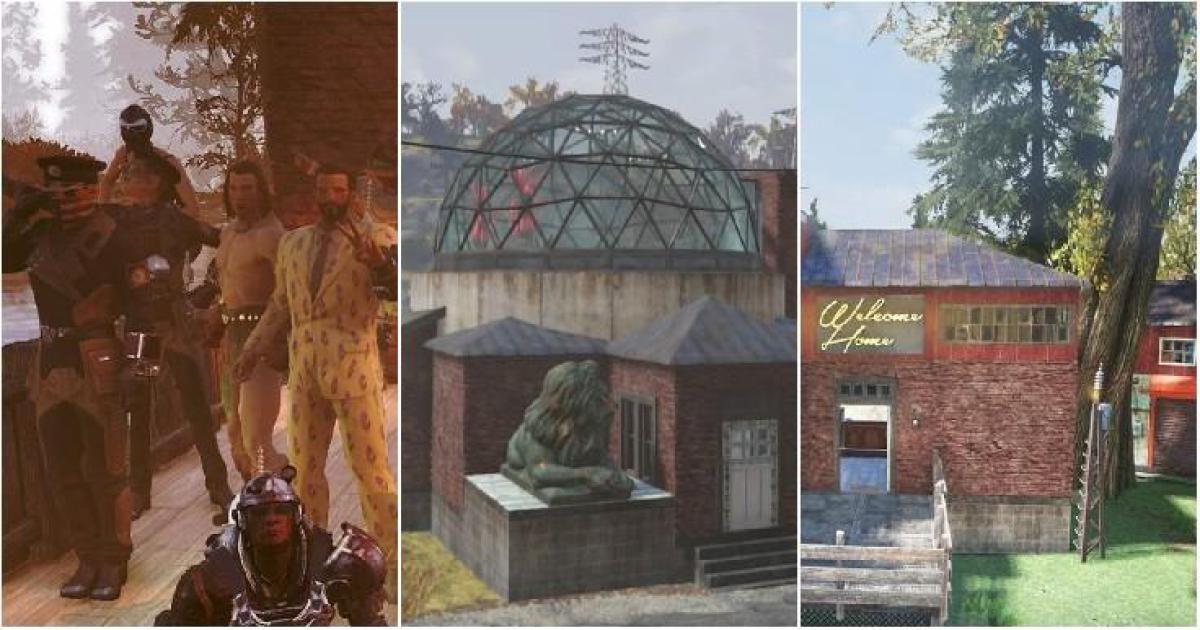 Fallout 76: 10 das construções de acampamento mais loucas já vistas