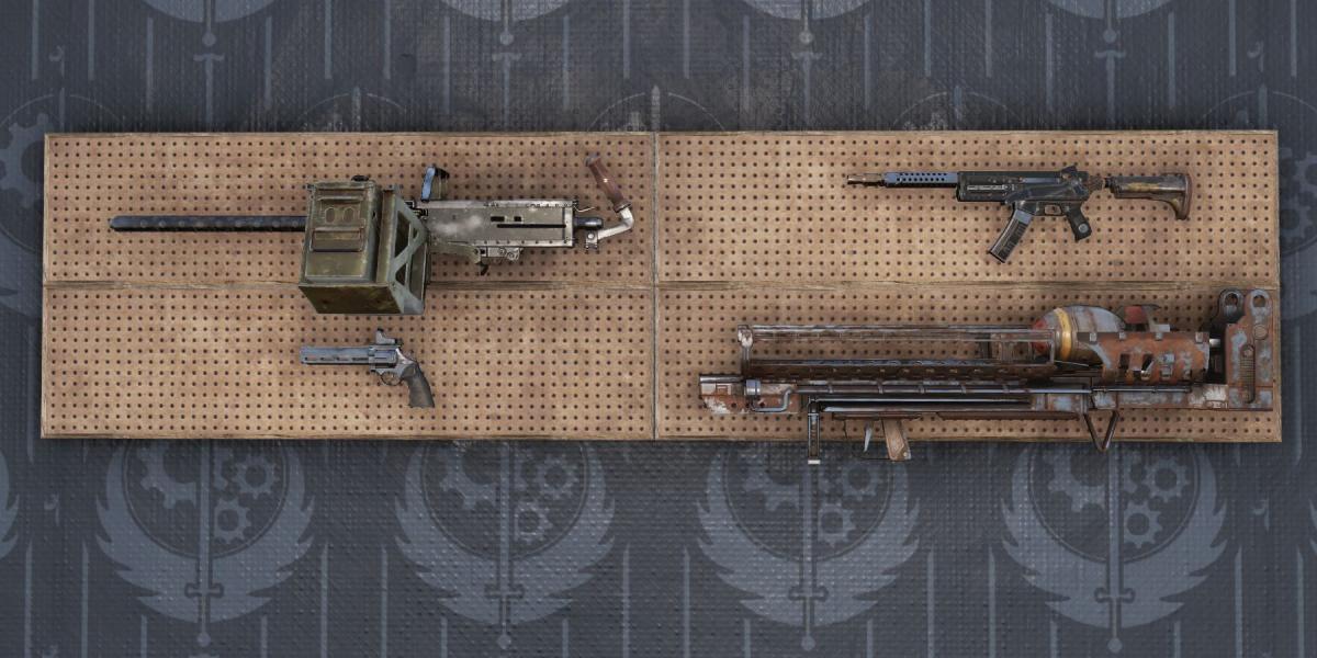 Fallout 76 Quest Rewards Lista de níveis de armas nomeados