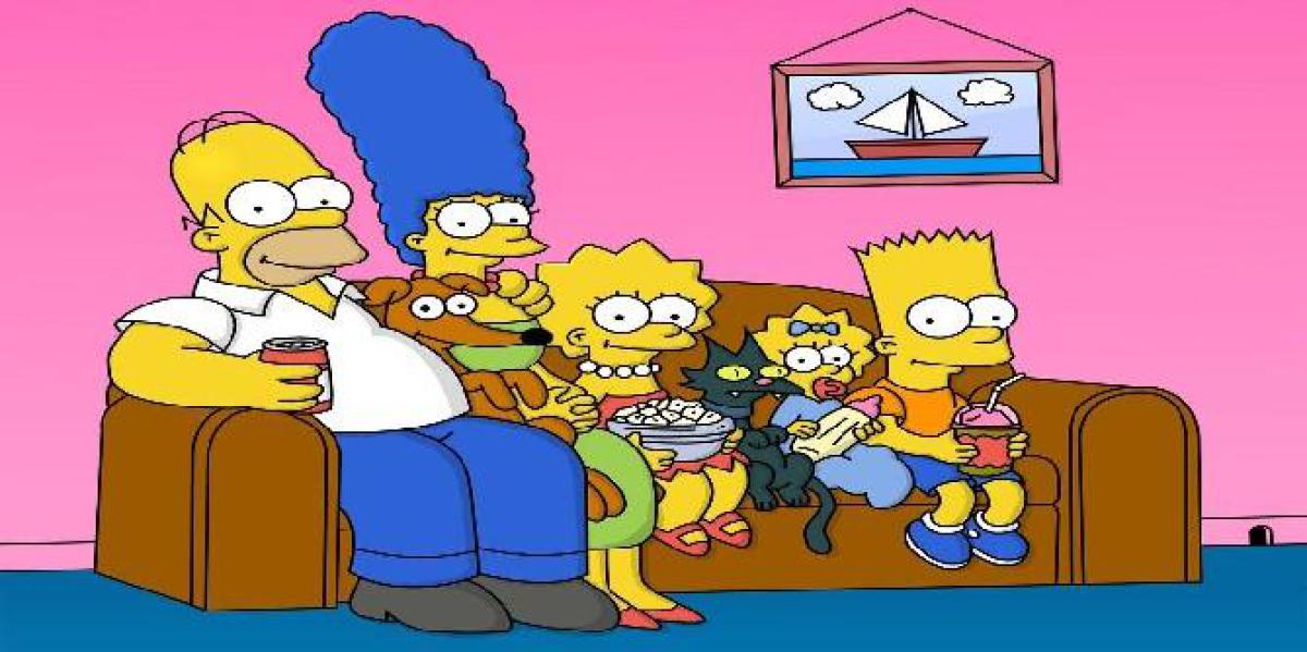 Família em confinamento recria a abertura dos Simpsons