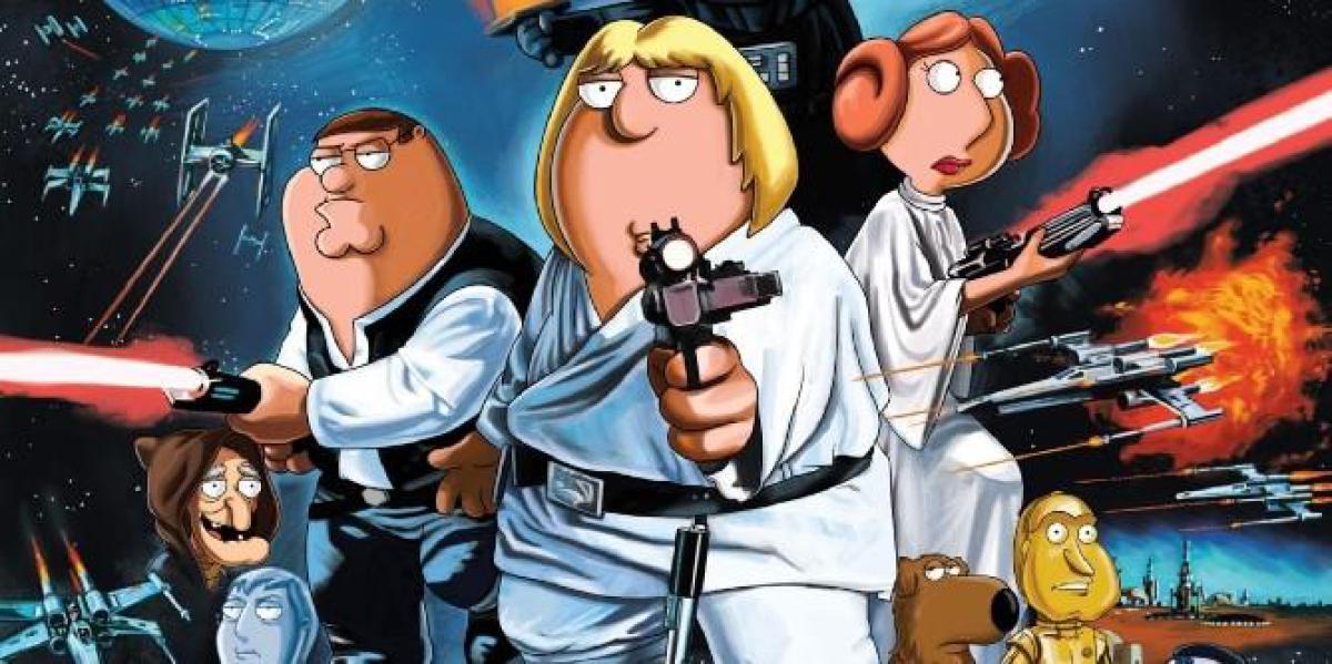 Family Guy deve fazer paródias no estilo Blue Harvest das prequelas e sequências de Star Wars