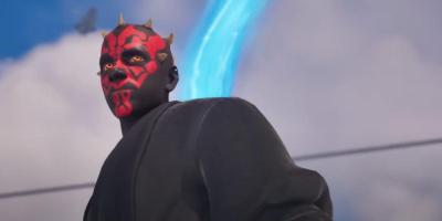 Fãs de Fortnite criam picareta perfeita para Darth Maul em crossover com Star Wars