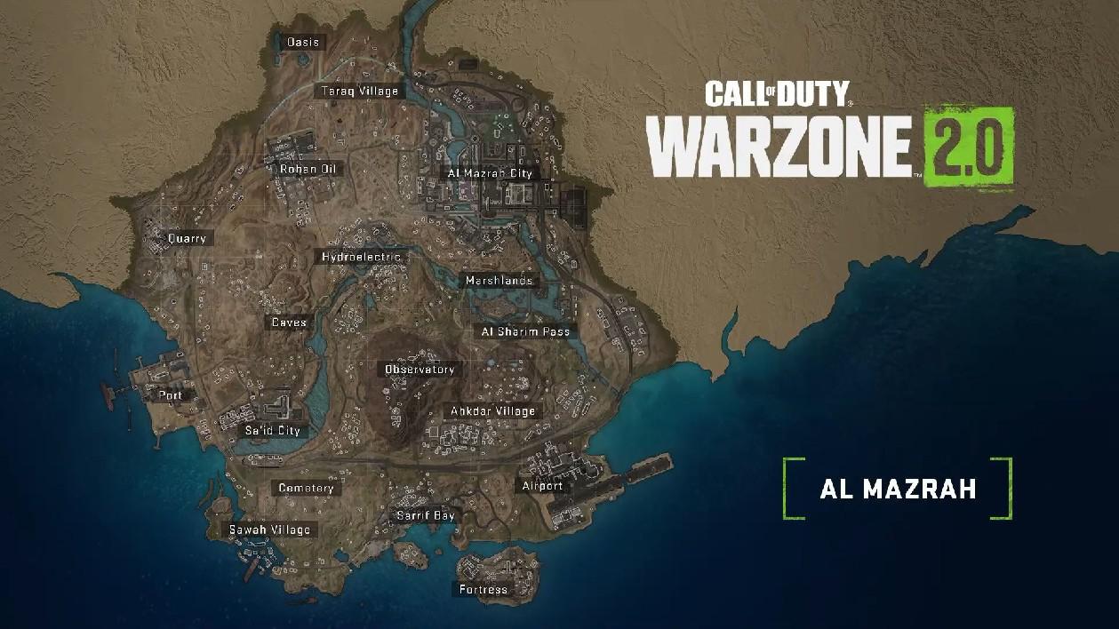Fãs de longa data de Call of Duty devem apreciar o mapa Al Mazrah de Warzone 2