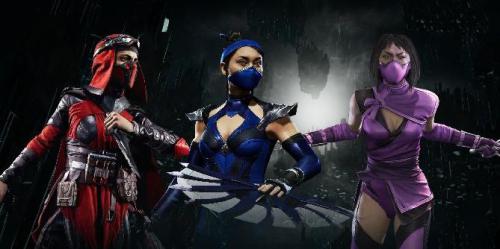 Fãs de Mortal Kombat fazem cosplay juntos como Skarlet, Kitana e Mileena