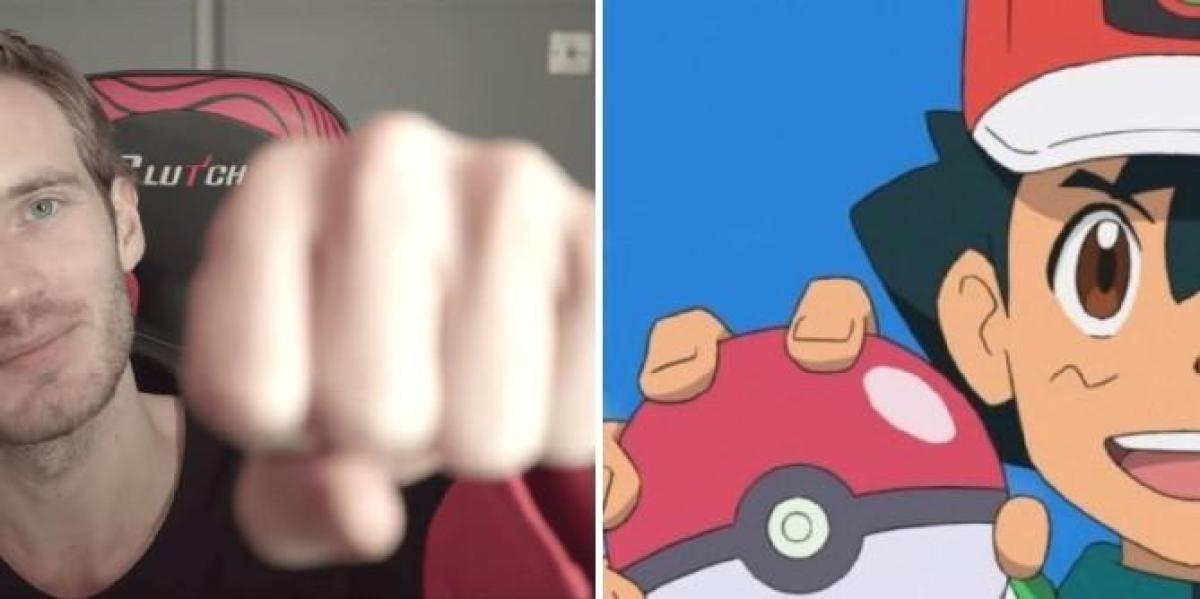 Fãs do PewDiePie intrigados com a aparente aparição de Brofist no anime Pokemon Journeys