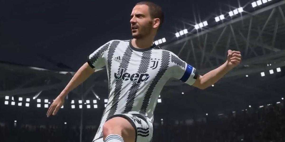 Capitão Bonucci da Juventus no FIFA 23
