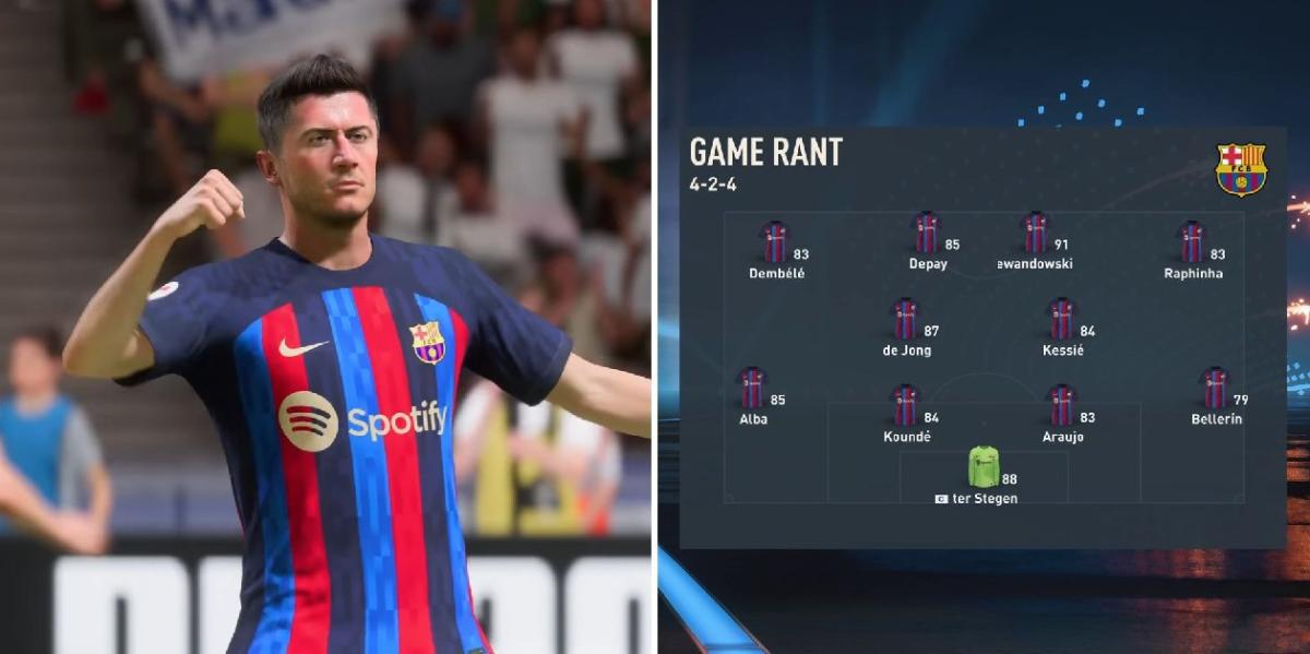 FIFA 23: A melhor formação e 11 inicial para o Barcelona