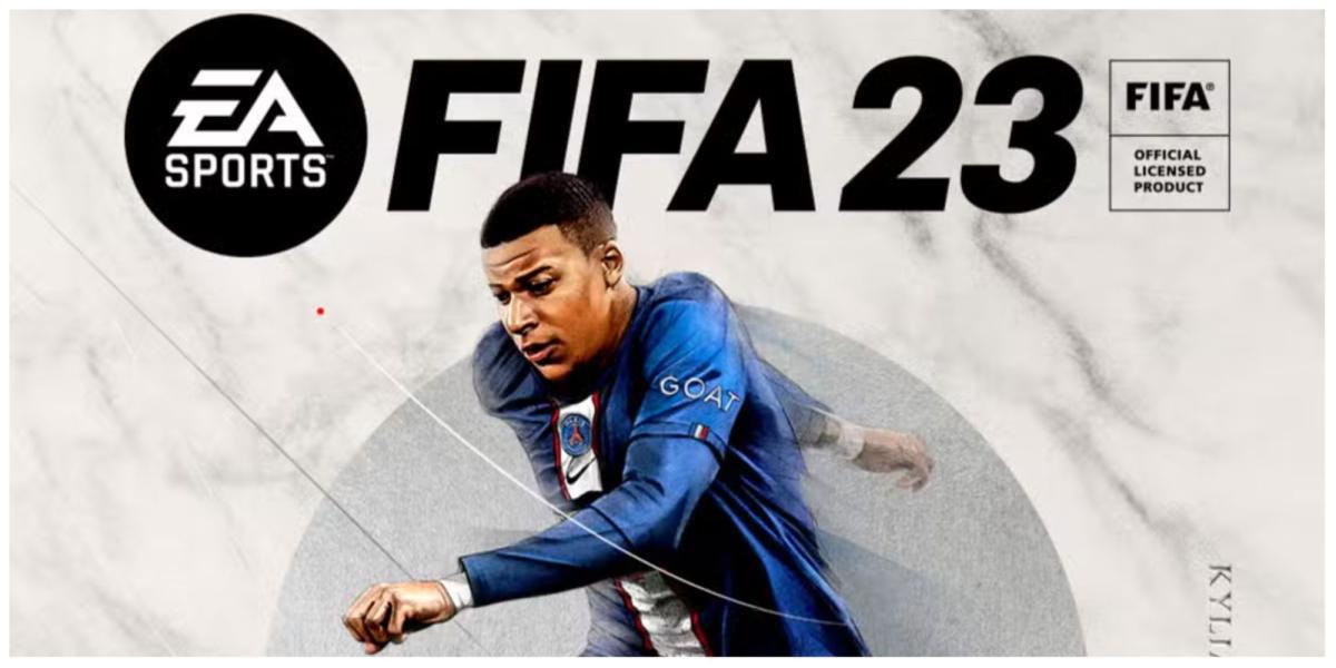 Fifa 23 arte da capa Mbappé