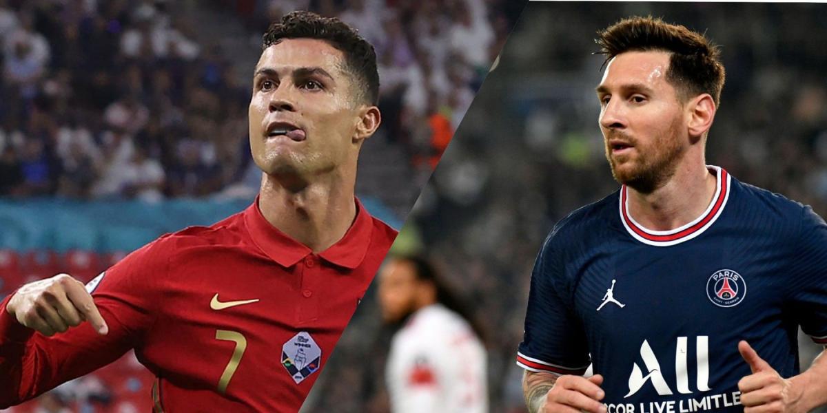 Destaque Melhores Atacantes FIFA 22 Messi e Ronaldo
