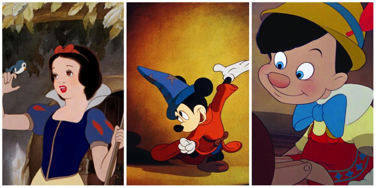 Filmes da Era de Ouro da Disney, classificados