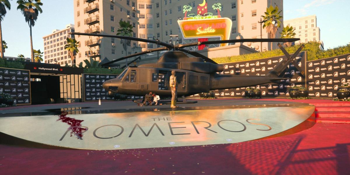 helicóptero do fim de hollywood da ilha morta 2