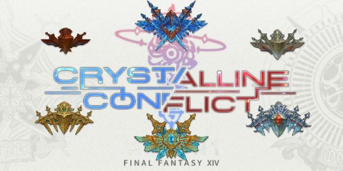 Final Fantasy 14 Fan 3D Impressões Cristalina Conflito Emblemas PvP