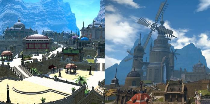 Final Fantasy 14: Todos os lugares onde os jogadores podem ter habitação