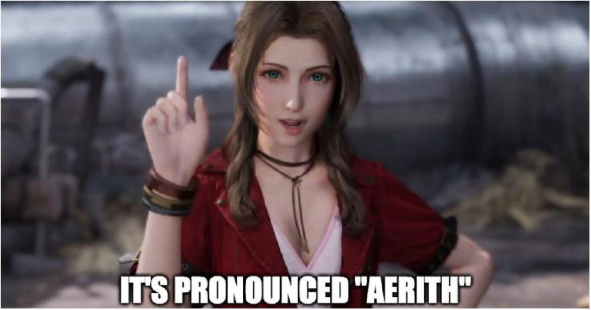 Final Fantasy 7: 10 memes de Aerith que apenas as floristas entenderão