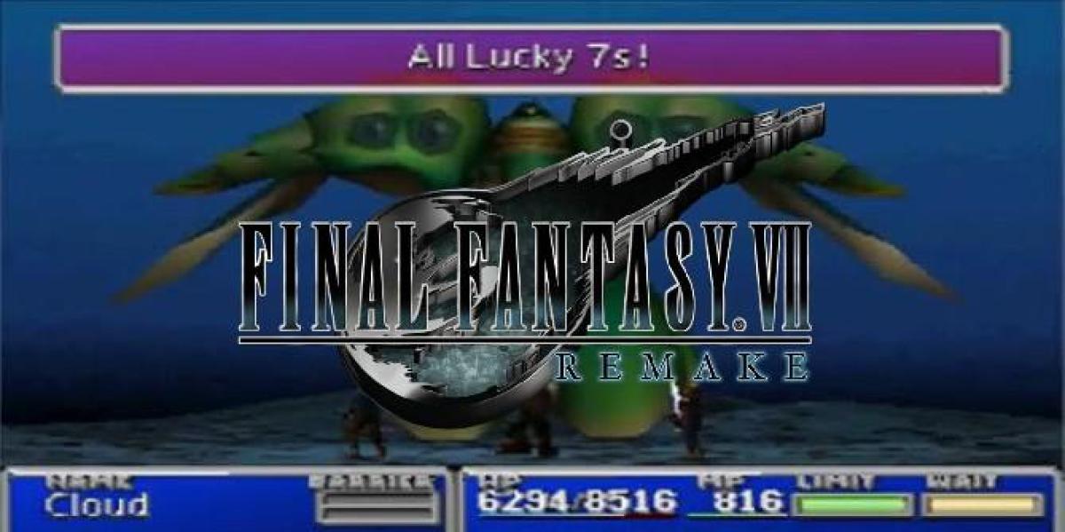 Final Fantasy 7 está obcecado com o número 7