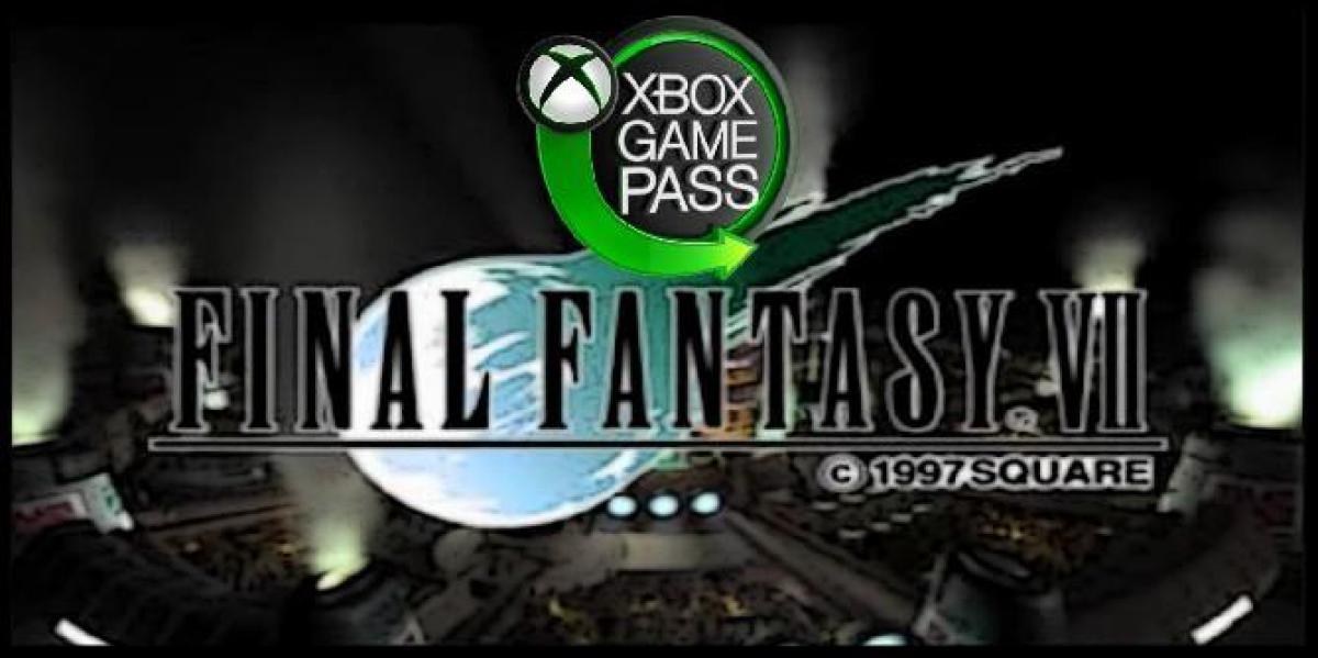 Final Fantasy 7 já está disponível no Xbox Game Pass