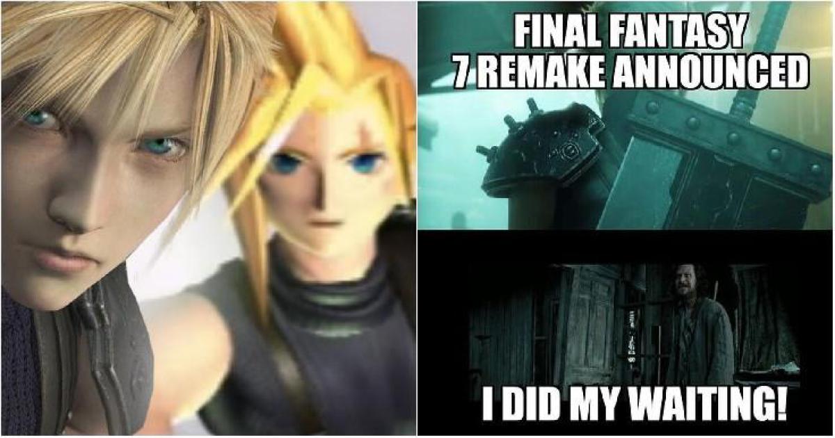 Final Fantasy 7 Remake: 10 Remake vs. Memes originais que são muito hilários
