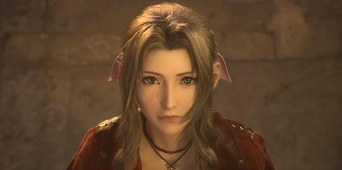 Final Fantasy 7 Remake Aerith dubladora reage ao seu trabalho em momento emocionante