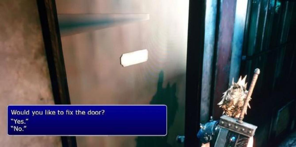Final Fantasy 7 Remake Intergrade corrige o infame bug da porta