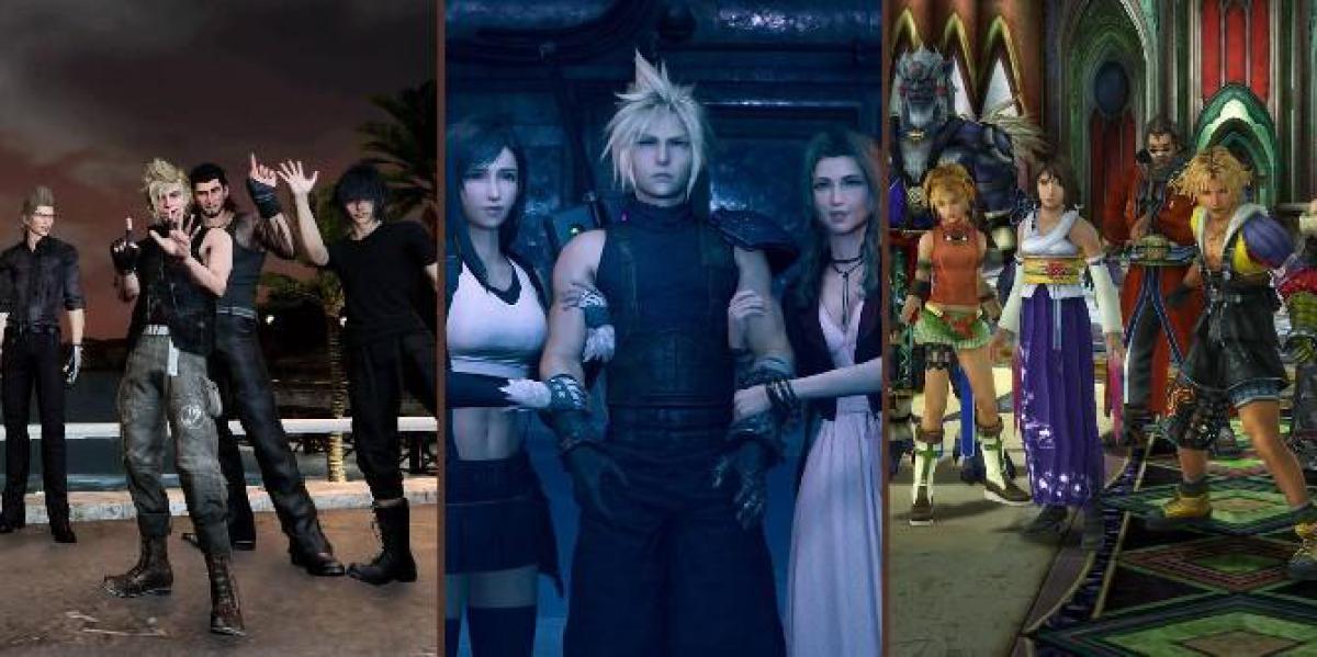 Final Fantasy: Os 10 jogos com mais membros do grupo, classificados