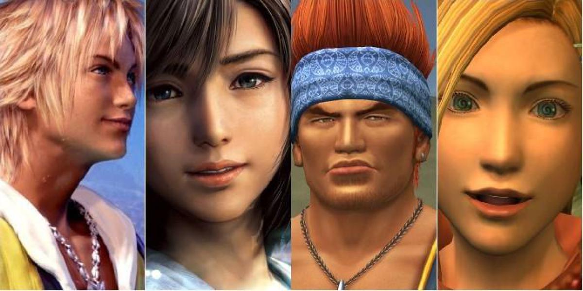 Final Fantasy X: Alinhamentos de D&D dos personagens principais