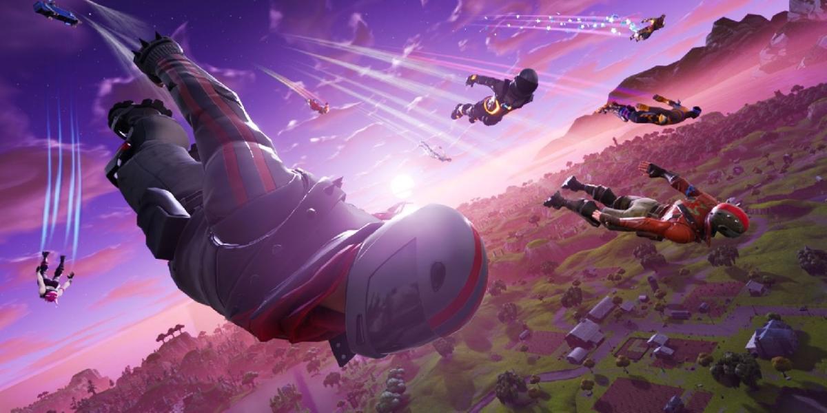 Fortnite Bug envia jogadores voando alto para o céu e para suas mortes