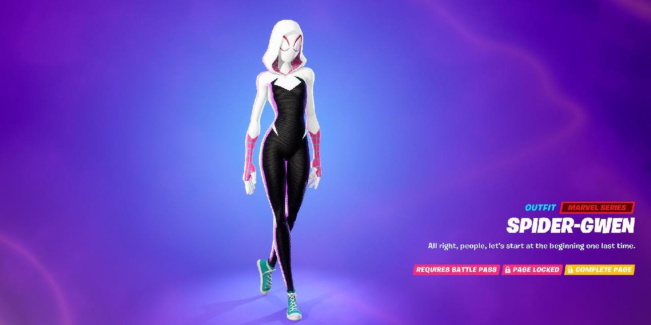 Fortnite: Como obter a skin Spider-Gwen na 4ª temporada