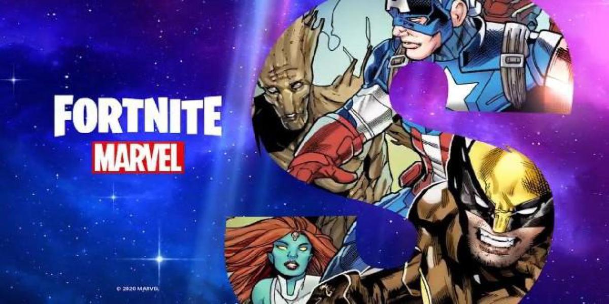 Fortnite Season 4 Battle Pass revelado com heróis e vilões da Marvel