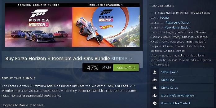 Forza Horizon 5 Hot Wheels DLC vazado via Steam