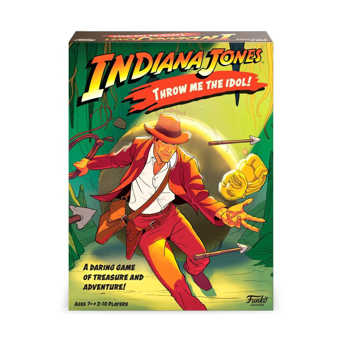 indiana jones joga ídolo na frente