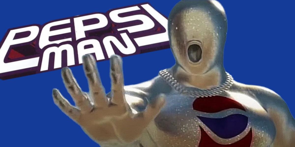 Gamer encontra figura de ação Pepsiman vintage